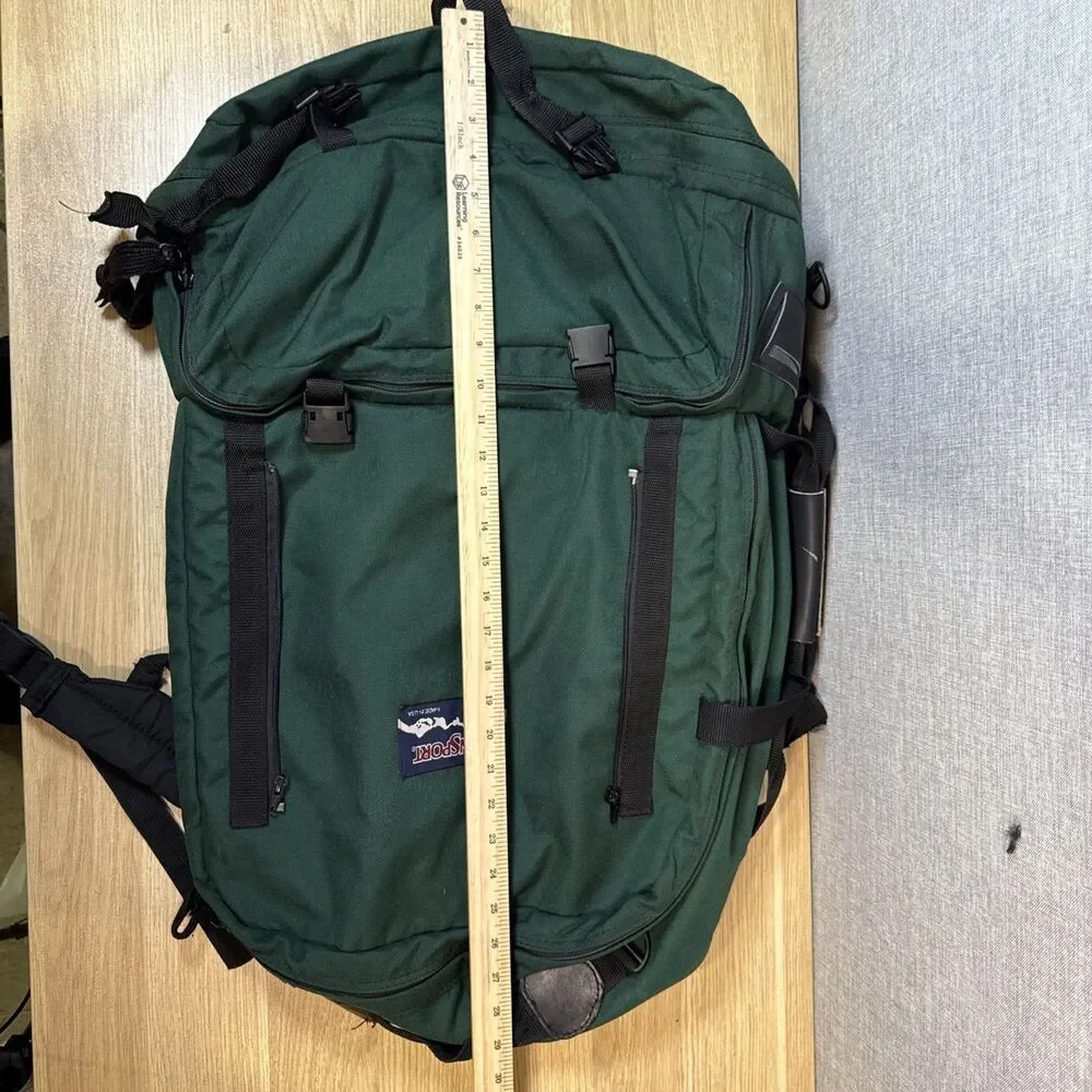 Vtg 90s JanSport Convertible Travel Pack Duffel Backpack USA Mint Hiking Camping